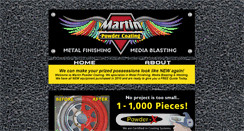 Desktop Screenshot of martinpowdercoat.com